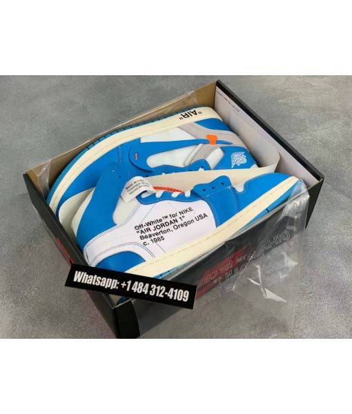 Cheap Jordan 1 Retro High Off-White University Blue For Sale