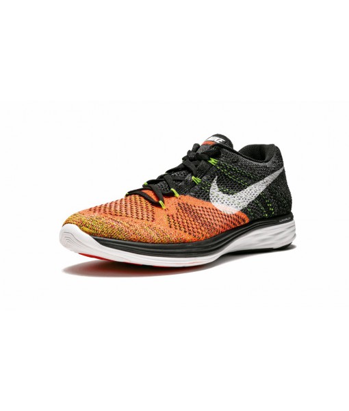 Mens AAA quality Nike Flyknit Lunar3 "Orange Toe" Replica Online For Sale