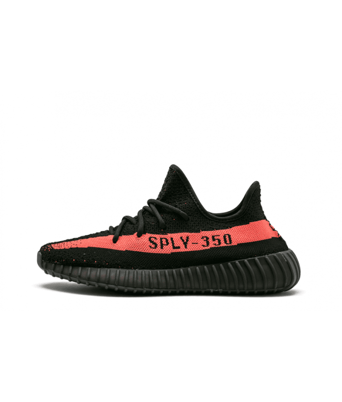 fake yeezys black and red