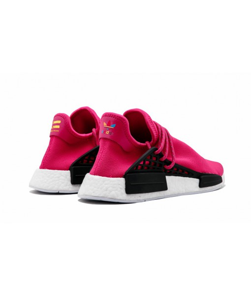 'Shock Pink'-Women's & Men's Pharrell × adidas NMD Human Race Replica